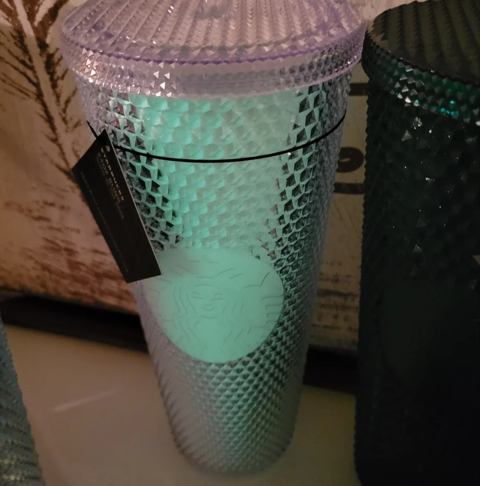Starbucks Glow in the Dark GITD Tumbler Overseas Studded